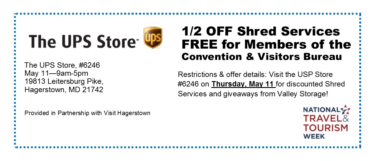 Hagerstown Tourism Offers - The UPS Store